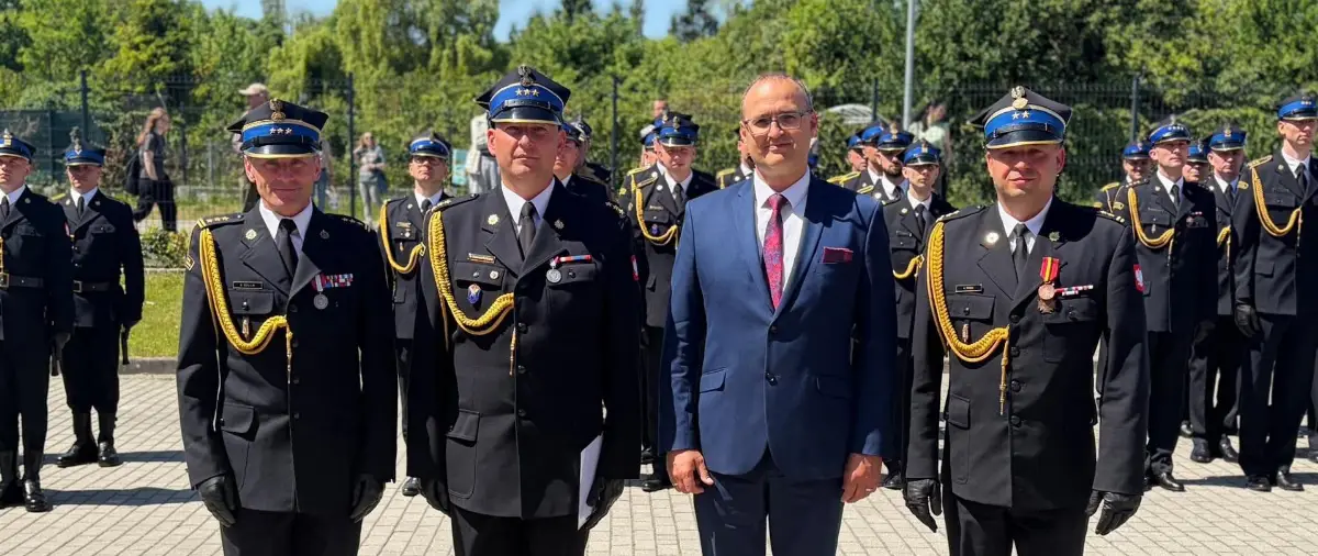 Pożegnanie na Powiatowo-Miejskim Dniu Strażaka w Słupsku