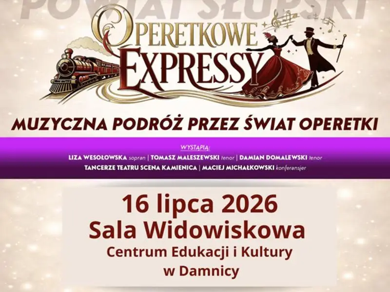 Bezpłatny koncert operetkowy w Damnicy