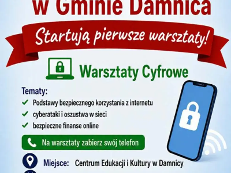 Warsztaty cyfrowe dla seniorów w Damnicy