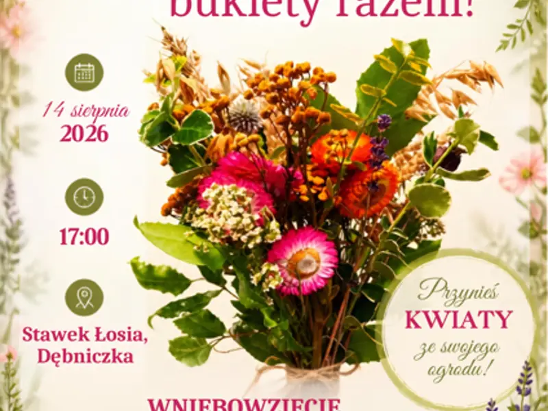 Warsztaty wyplatania bukietów na Święto Matki Boskiej Zielnej