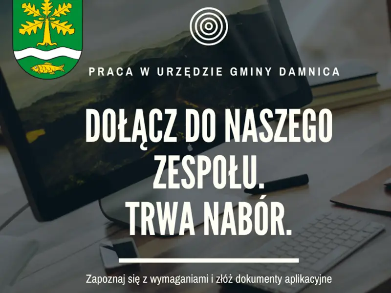 Nabór do Urzędu Gminy Damnica na stanowisko ds. planowania przestrzennego