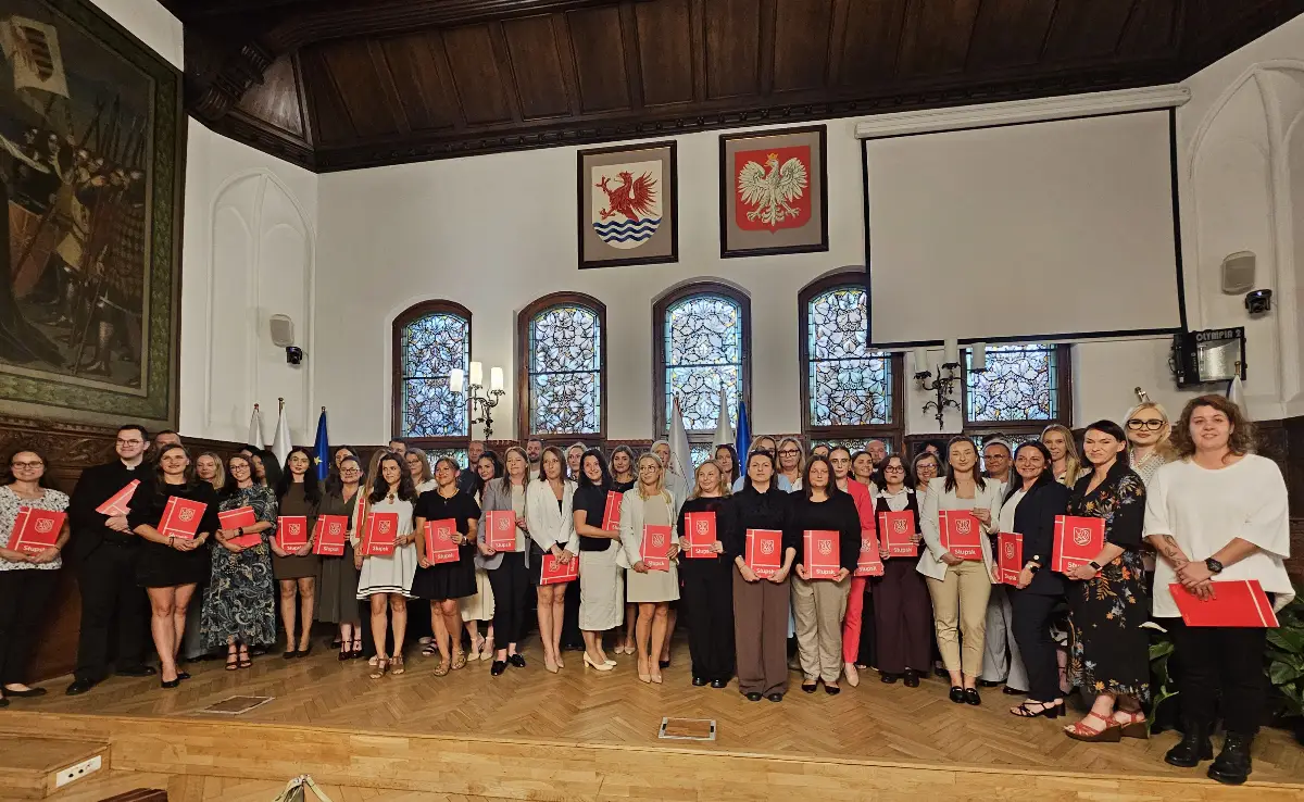 Wręczenie mianowań dla nauczycieli w Słupsku