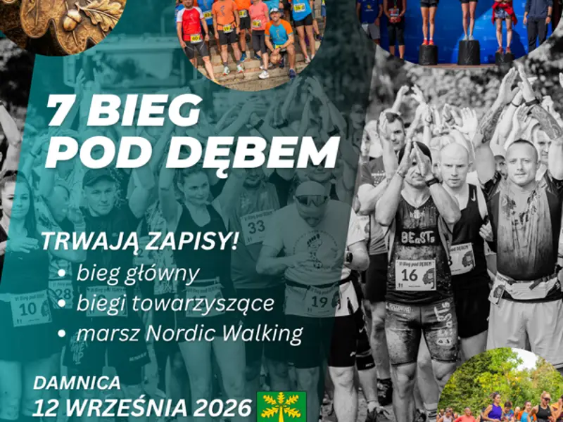 Siódma edycja Biegu pod Dębem w Gminie Damnica