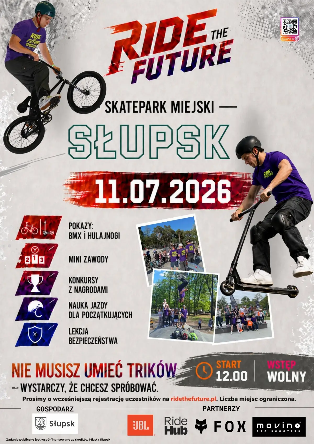 Warsztaty i pokazy sportów miejskich w Słupsku