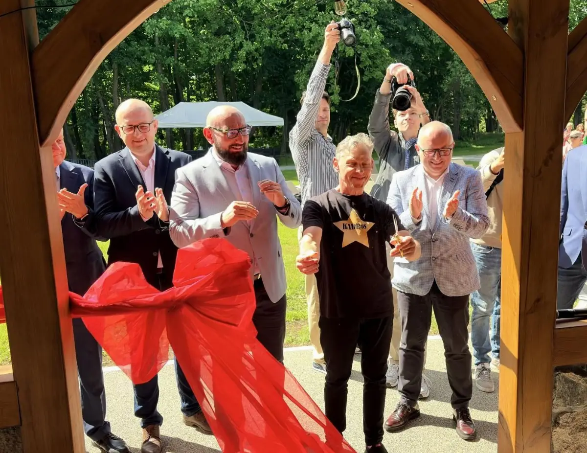 Otwarcie parku przy Domu Pomocy Społecznej w Machowinie