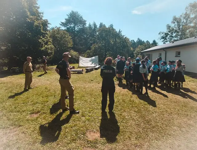 Policja monitoruje harcerskie obozowiska