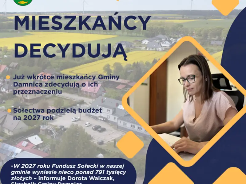 Decyzje mieszkańców dotyczące Funduszu Sołeckiego w Gminie Damnica