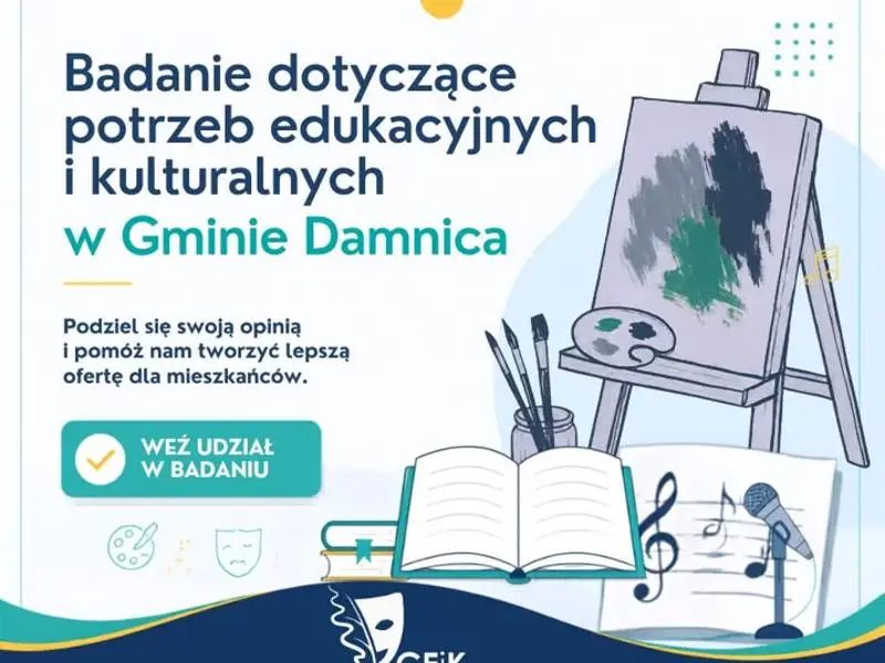 Ankiety dotyczące kultury i edukacji w Gminie Damnica
