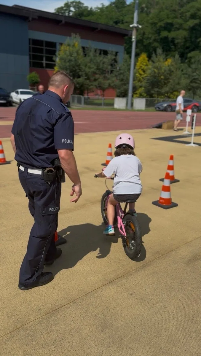 Dziecięce Zawody Rowerkowe na Stadionie 650-lecia