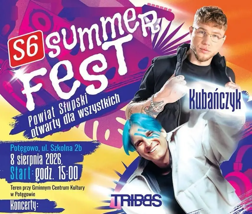 S6 Summer Fest odbędzie się 8 sierpnia w Potęgowie